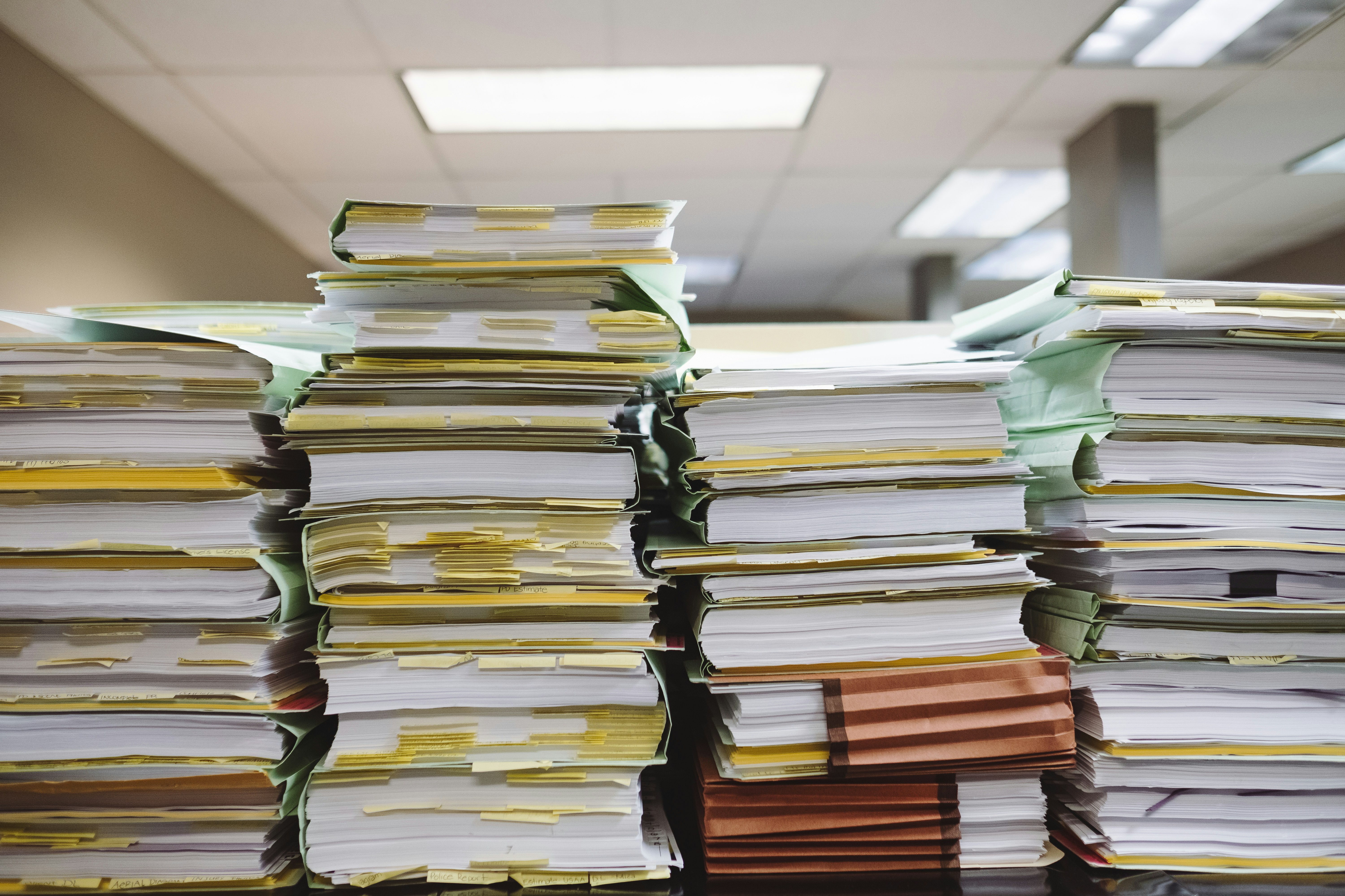Archival records — the corpus at scale.